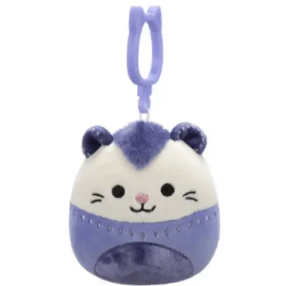 Squishmallows Blanche Opossumi Clip on maskotti 9cm