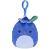 Squishmallows Bluby Mustikka Clip on maskotti - 9cm