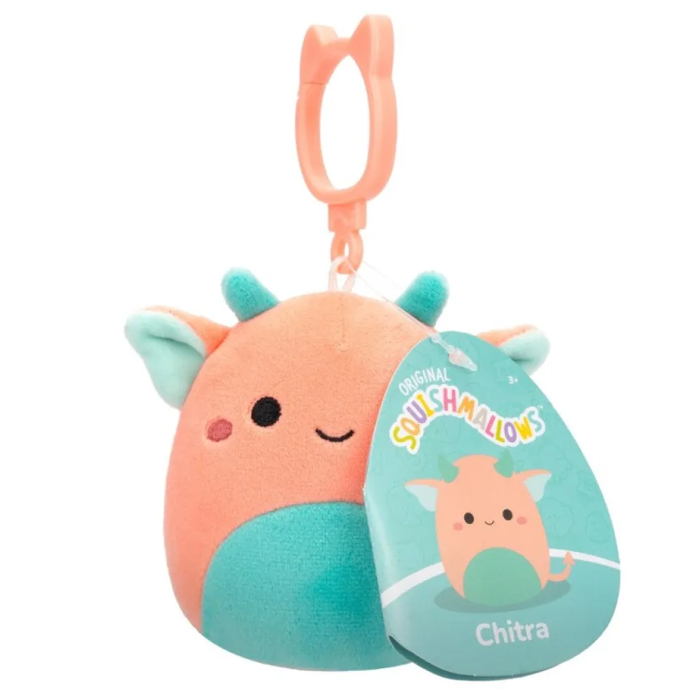 Squishmallows Chitra Clip on maskotti - 9cm
