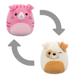 Squishmallows Flip Geraldine & Brock -pehmolelu 13cm