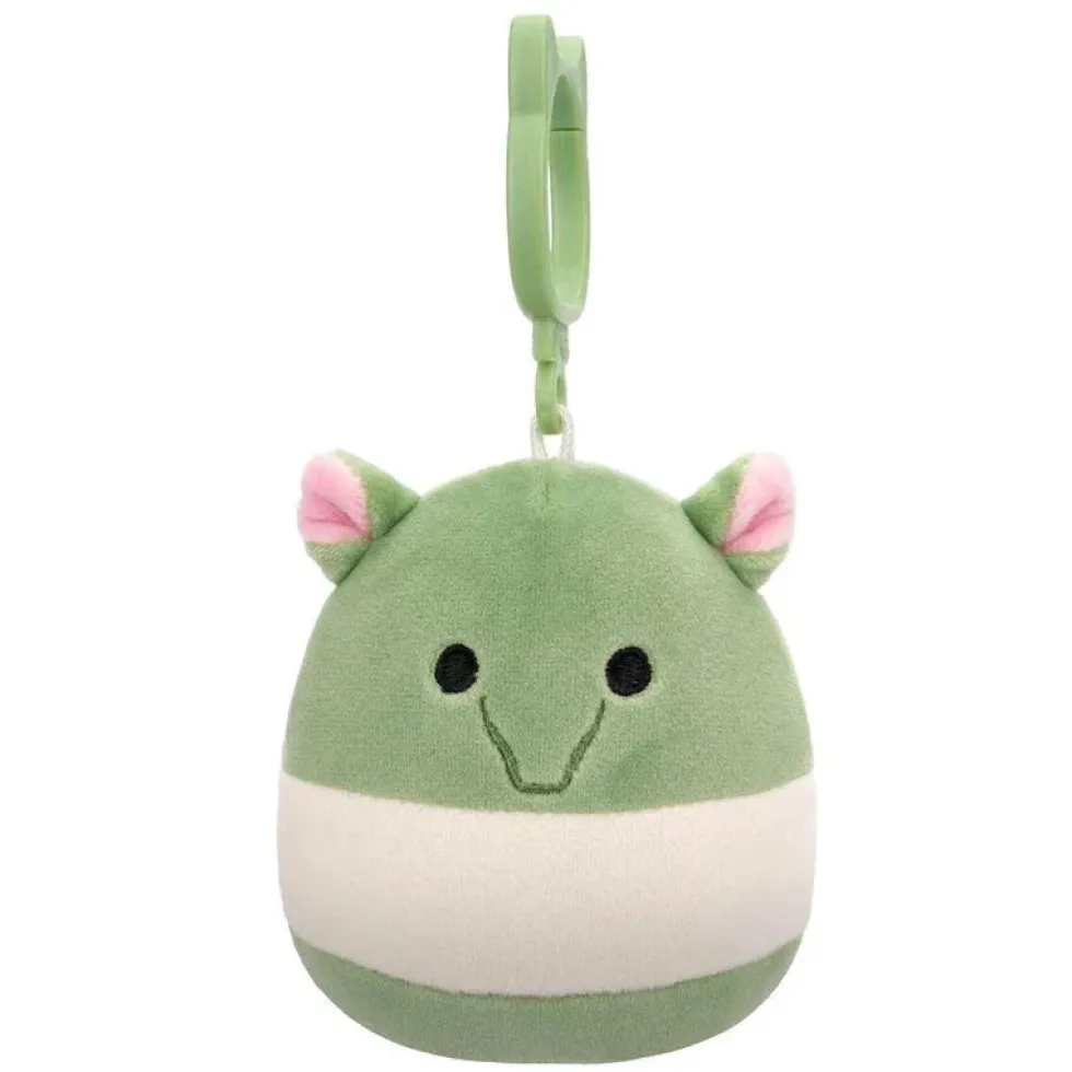 Squishmallows Gerald Tapiiri Clip on maskotti - 9cm