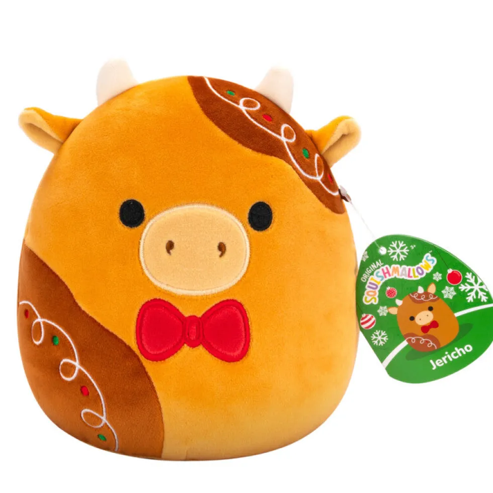 Squishmallows Jericho pipari Lehmä -pehmolelu 19cm - Christmas edition