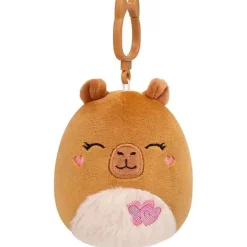 Squishmallows Lijjian Capybara Clip on maskotti 9cm