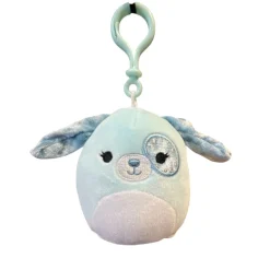 Squishmallows Linnea Koira Clip on maskotti 9cm