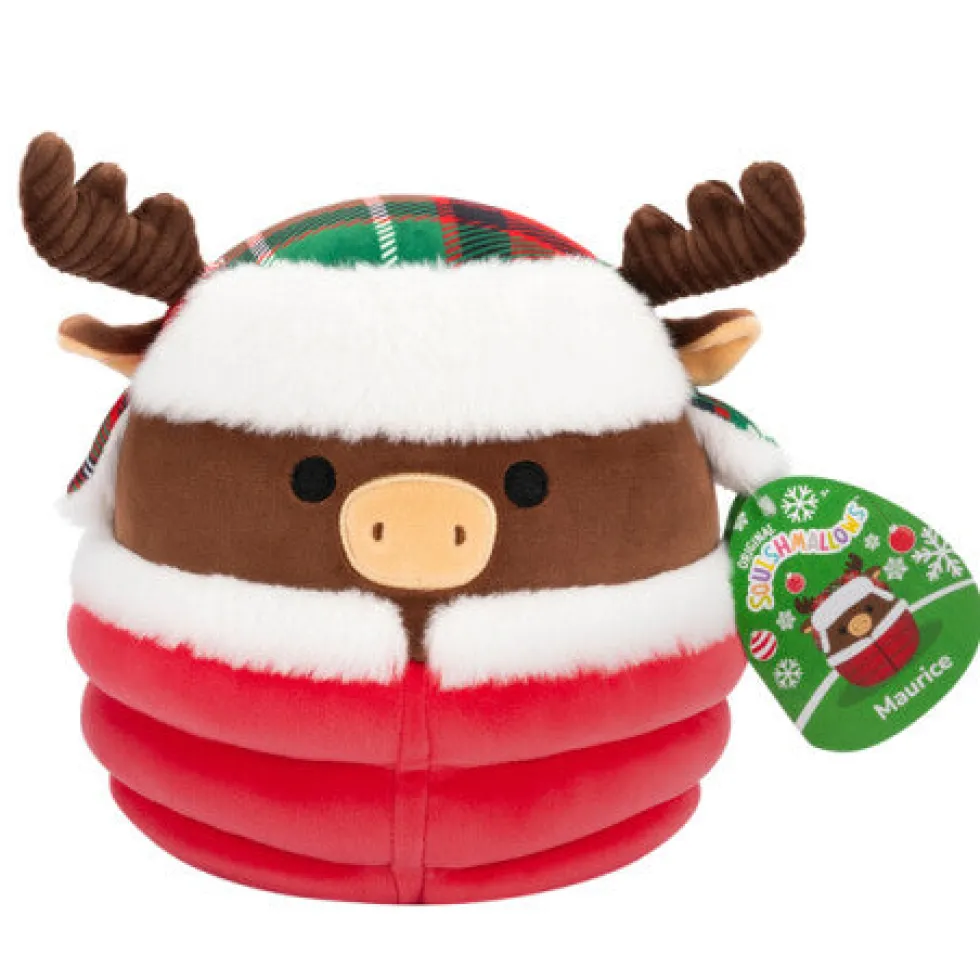 Squishmallows Maurice Hirvi -pehmolelu 19cm - Christmas edition