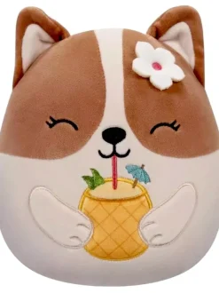 Squishmallows Regina Corgi koira -pehmolelu 19cm