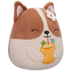 Squishmallows Regina Corgi koira -pehmolelu 19cm