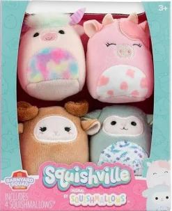Squishville by Squishmallows Barn Squad 4kpl