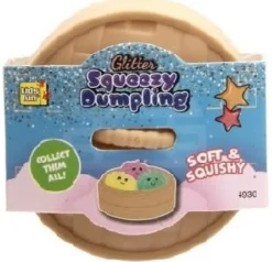 Squishy Dumpling Glitter Beads Edition 5,5cm yllätys fidget