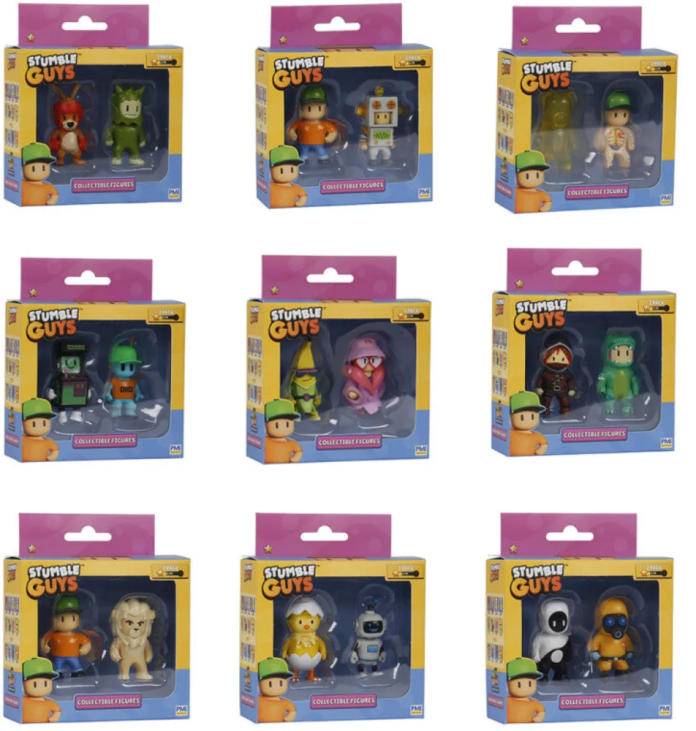 Stumble Guys figuuri 2kpl pakkaus, series 2 - lajitelma