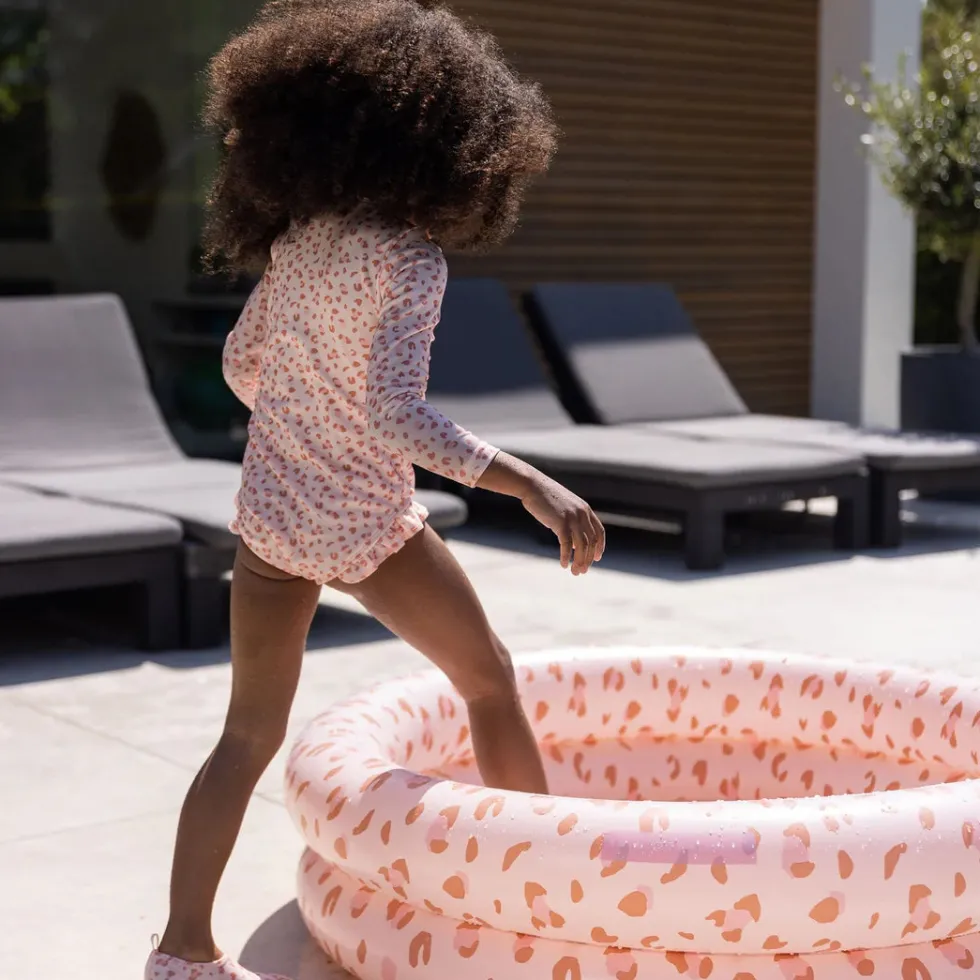 Swim Essentials puhallettava lasten uima-allas 100cm - Old Pink Leopard