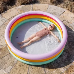 Swim Essentials puhallettava lasten uima-allas 150cm - Rainbow
