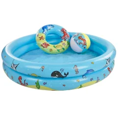 Swim Essentials puhallettava lasten uima-allas 120cm, uimarengas ja pallo