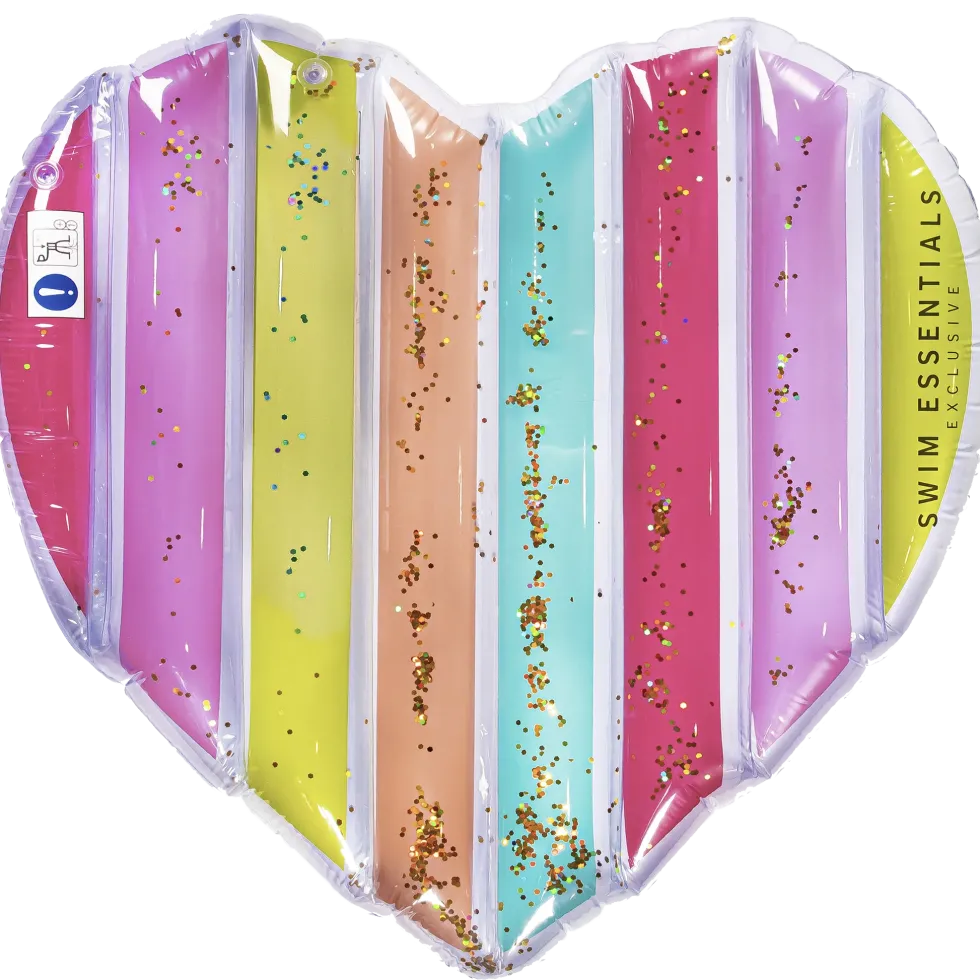 Swim Essentials uimapatja - Rainbow Heart