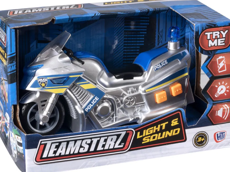 Teamsterz Poliisi moottoripyörä valoilla ja äänillä