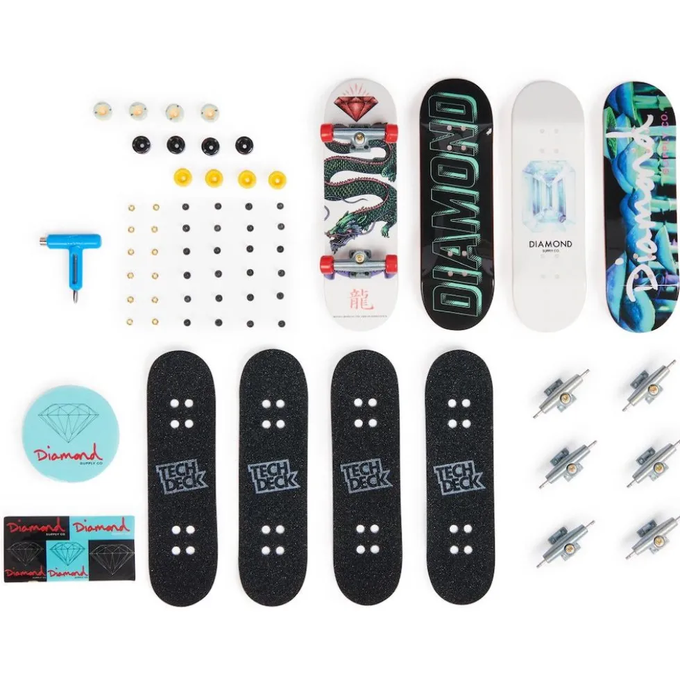 Tech Deck -sormiskeitti 4kpl pakkaus - Diamond