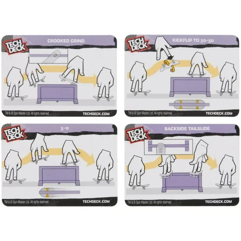 Tech Deck VS series toy machine -sormiskeitti pakkaus