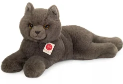 Teddy Hermann harmaa Kissa pehmolelu 36cm