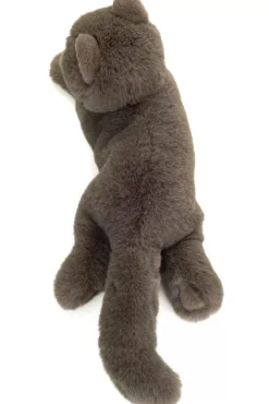 Teddy Hermann harmaa Kissa pehmolelu 36cm