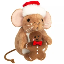 Teddy Hermann joulu Hiiri ja piparkakku pehmolelu 11cm