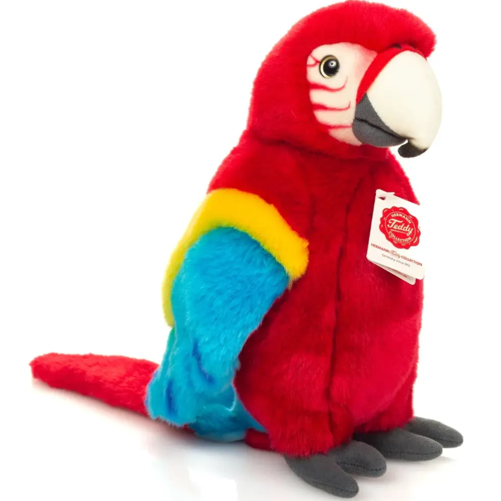 Teddy Hermann Papukaija pehmolelu 27cm
