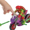 Teenage Mutant Ninja Turtles Dragon moottoripyörä ja Raphael