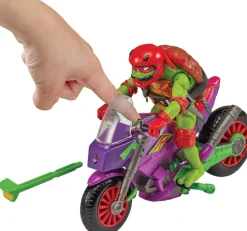 Teenage Mutant Ninja Turtles Dragon moottoripyörä ja Raphael