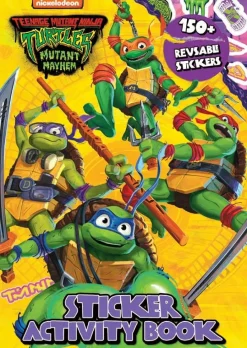 Teenage Mutant Ninja Turtles tehtävä- ja tarrakirja