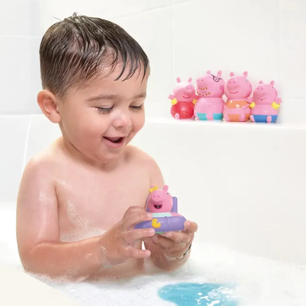Tomy Toomies Pipsa Possu ja perhe ruiskivat kylpylelut