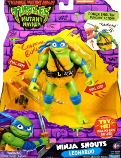 Turtles Ninja Shouts Leonardo figuuri äänitoiminnolla