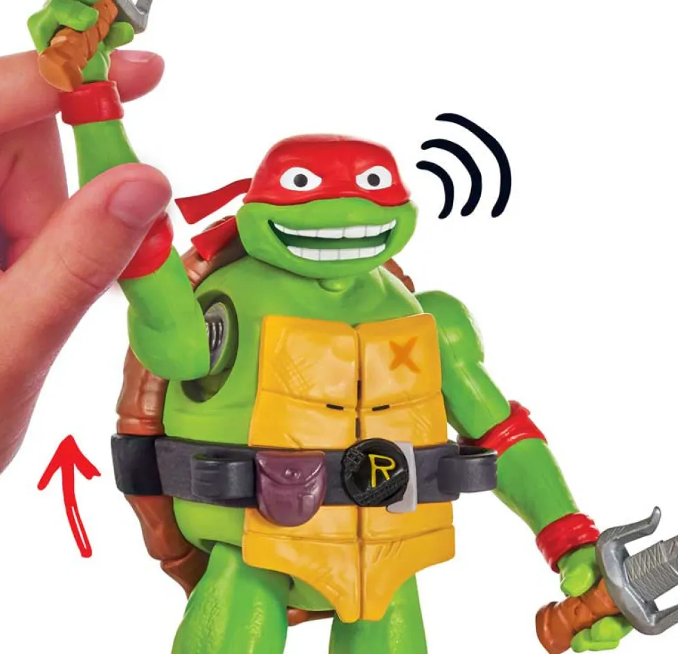 Turtles Ninja Shouts Raphael figuuri äänitoiminnolla