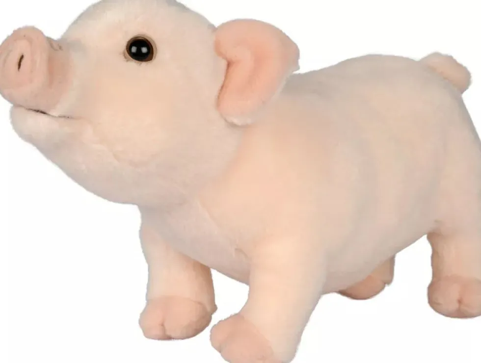 Vaaleanpunainen Possu pehmolelu 28cm