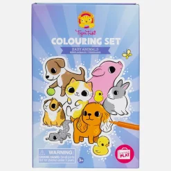 Värityspakkaus tarroilla - Lemmikit