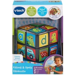 Vtech Käännä & Opi interaktiivinen eläinkuutio