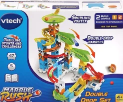 VTech Marble Rush Double Drop rakennettava Kuularata - 47 osaa!