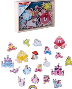 Woodworks puiset Prinsessa magneetit