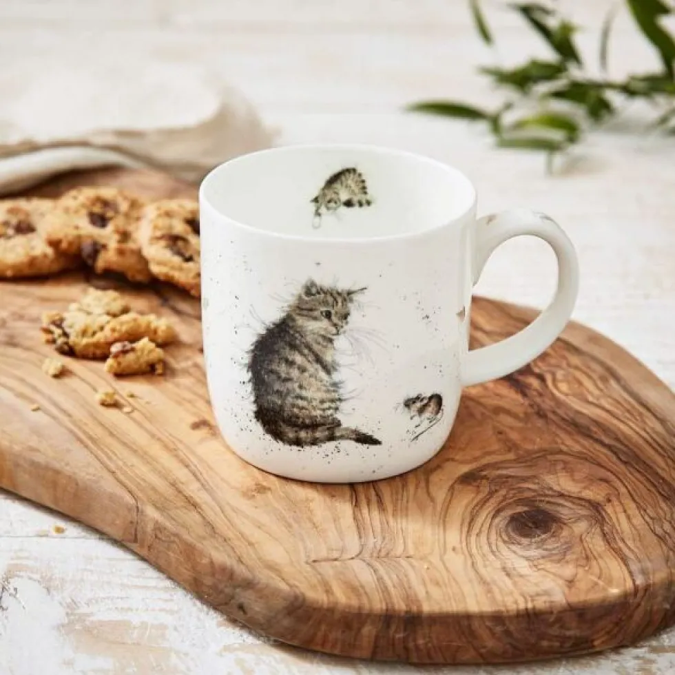Wrendale Designs Kissa ja hiiri muki
