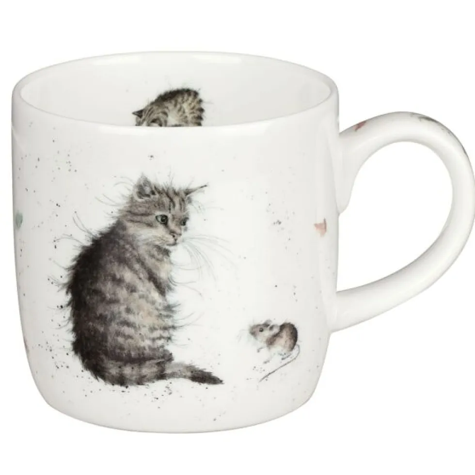 Wrendale Designs Kissa ja hiiri muki