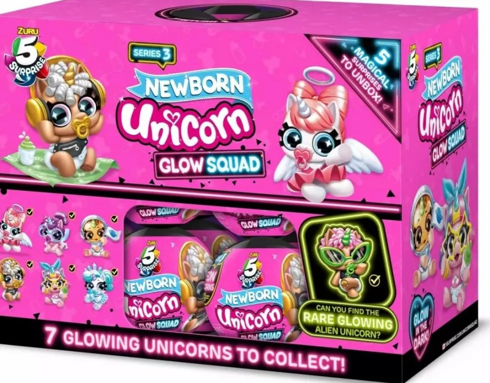 Zuru Newborn Unicorn Glow Squad yllätys pallo