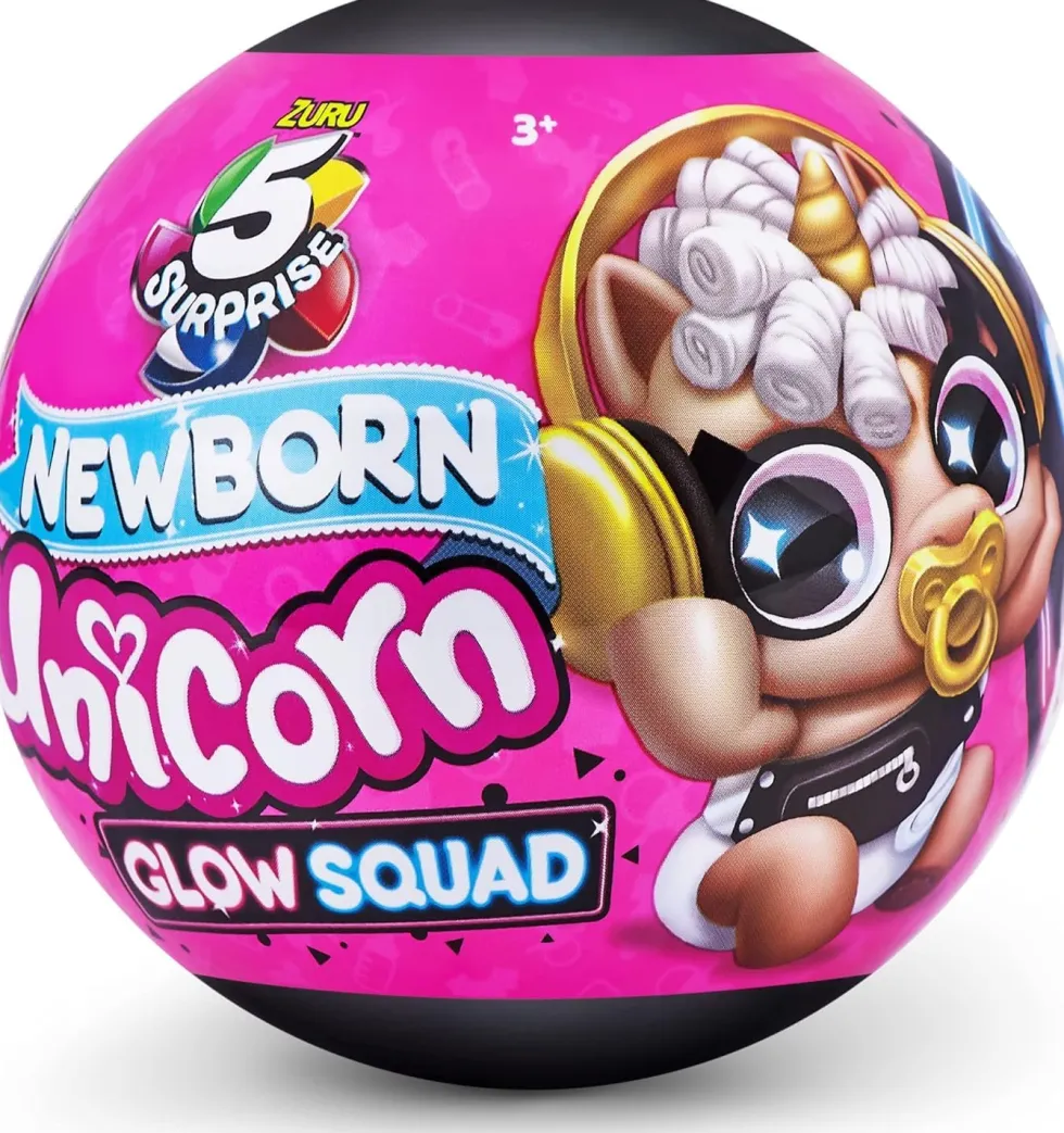 Zuru Newborn Unicorn Glow Squad yllätys pallo